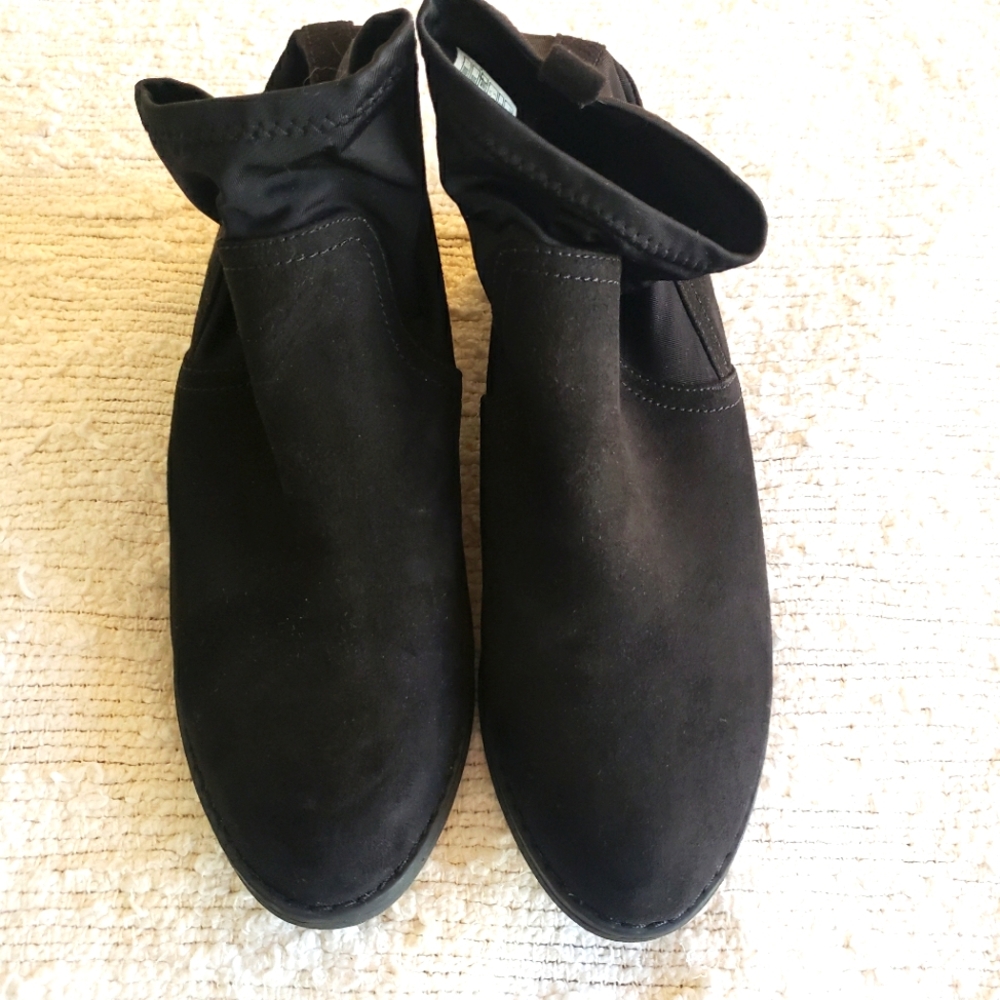 ROCKET DOG BLACK SUEDE WOMEN'S SLOUCH BOOTS